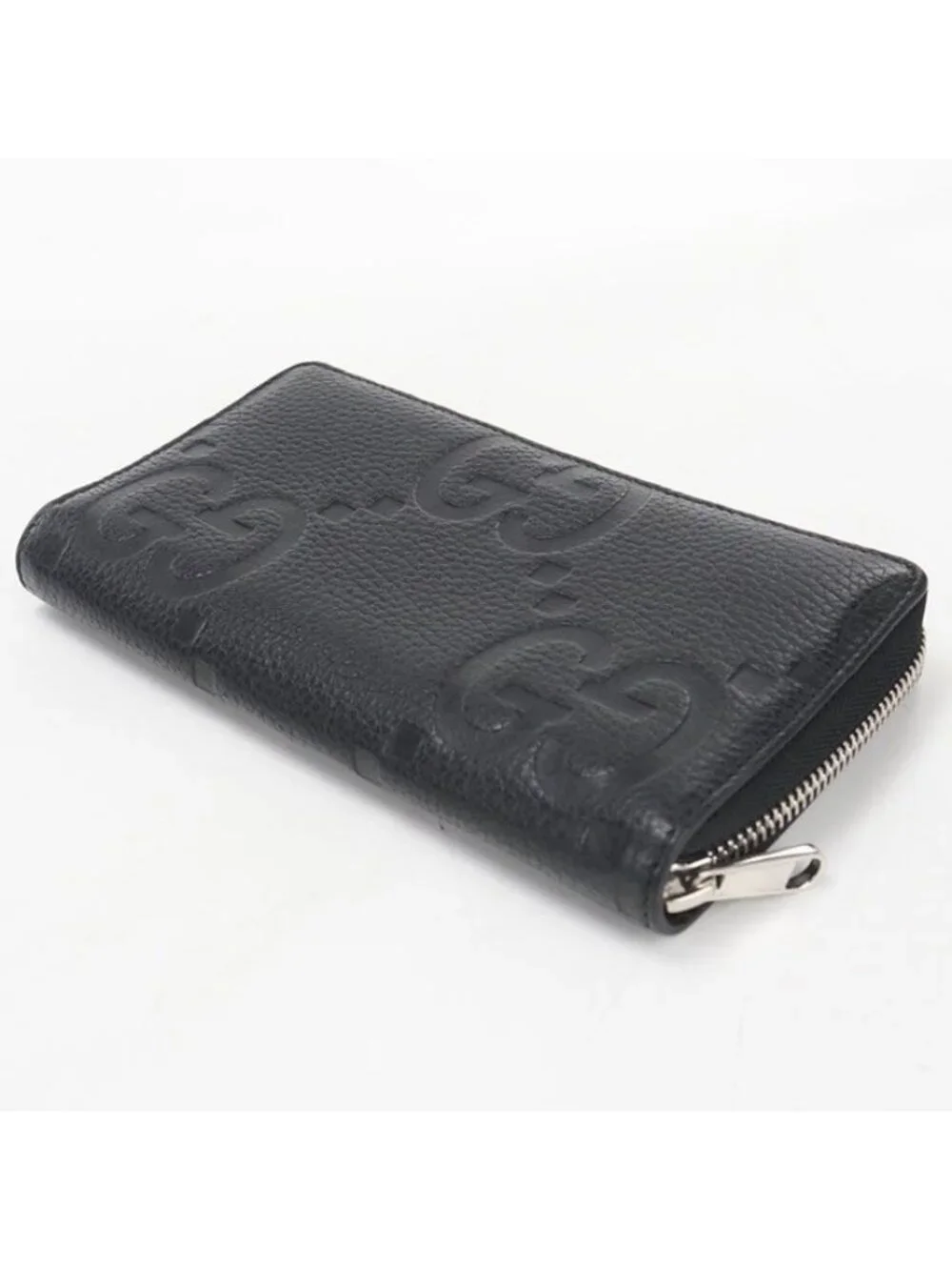 Gucci Jumbo GG Wallet Zip Around Leather